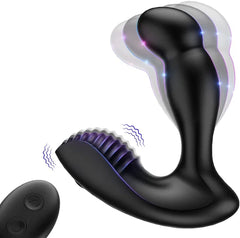 Brian – Remote Control 3 in 1 Prostate Vibrator Toy with 5 Swing Motion 2x10Vibration Modes Prostate Massager & Anal Butt Plug