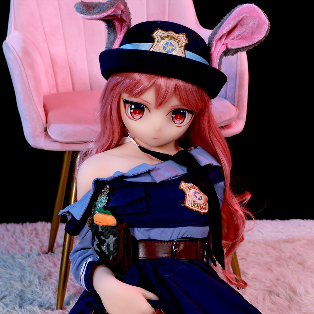 Judith full body hentai sex doll inspired by a Bunny Police Officer 80cm