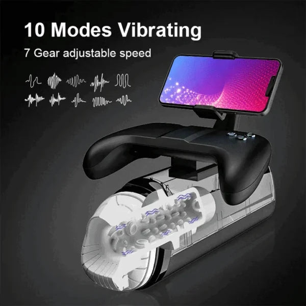 Carson – Auto 7 Suction & 7 Vibration Heating With Stroker Phone Holder & Handle Control