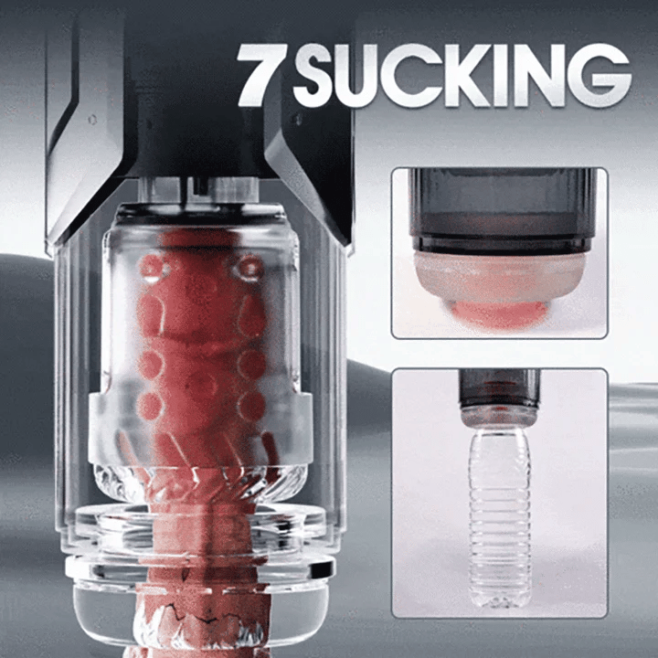 Hulk – 4-in-1 Male Masturbator: 7 Modes of Sucking, Vibrating, Thrusting & Rotating with LCD Display – Ultimate Oral Sex Simulator