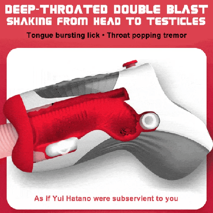 Quake – 7 Vibration 3 Vacuum Sucking Heating Deep Throat Control Air Blow Oral Masturbator