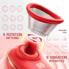 Claire – 3 Suction 7 Licking & Vibration Clitoris Stimulator Sucking Vibrator for Woman Sex Toy