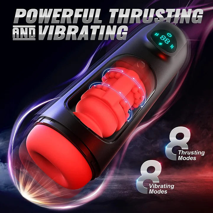 Griffin – Advanced Male Masturbator with LCD and 8 Unique Vibration & Thrust Modes