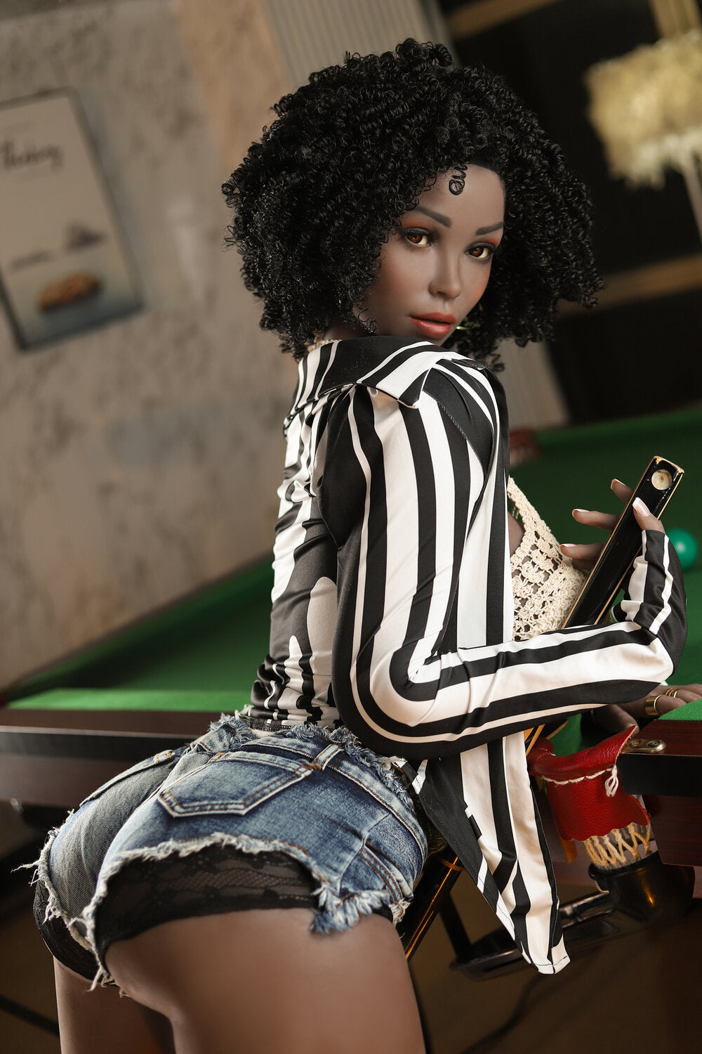 Nyah our Ultimate Ebony Beauty black girl sex doll 158cm/G Cup