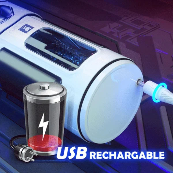 Leander – APP Control 12 Vibration Voice Male Masturbator Cup Sucking Real Vagina Heating Male Masturbator