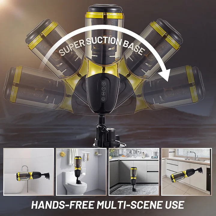 Hector – Masturbador automático manos libres con 10 rotaciones y empujes