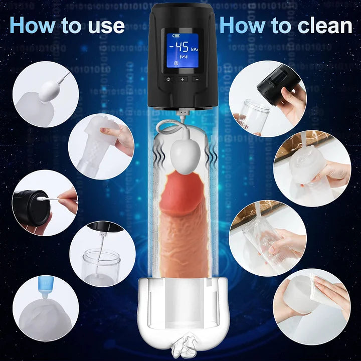 6 Suction 10 Vibrations Electric Vacuum Pump Growth Pump
