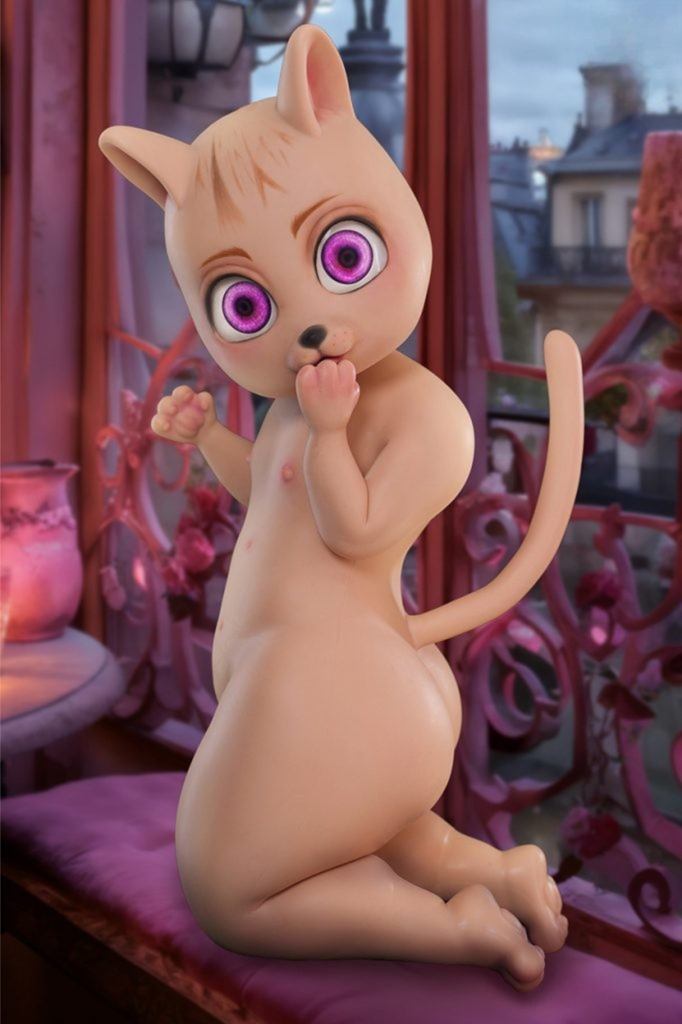 Bearrie 90CM A Cup Silicone Doll Real
