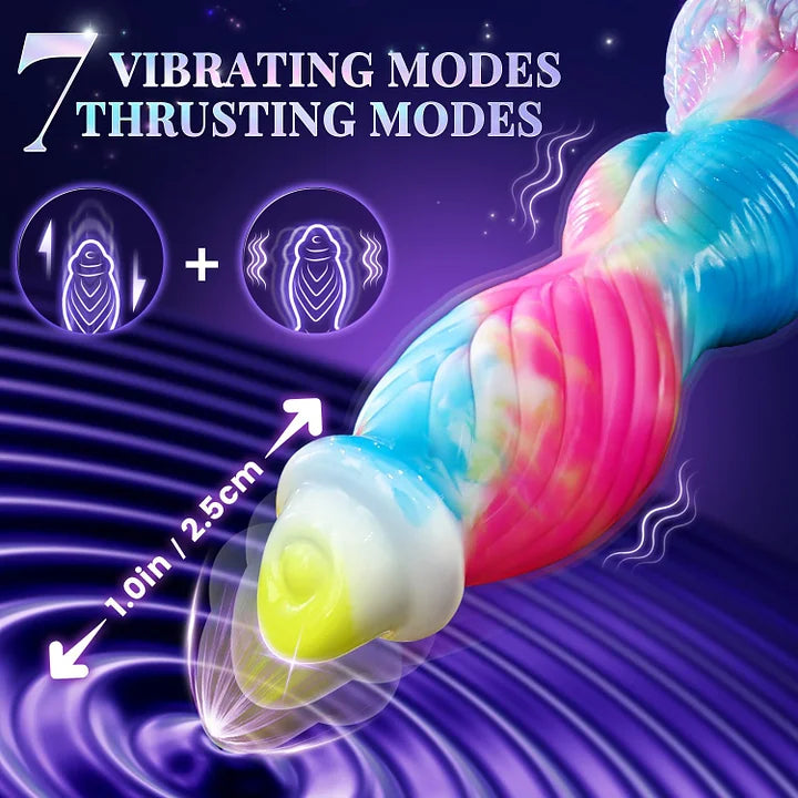 Randall – Monster 3 IN 1 Thick U G-spot Horse Dildos with Suction
