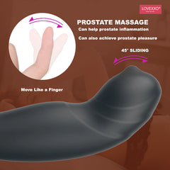 Remote Control Prostate Massager with Ball Loop – Anal Vibrator & Vibrating Cock Ring