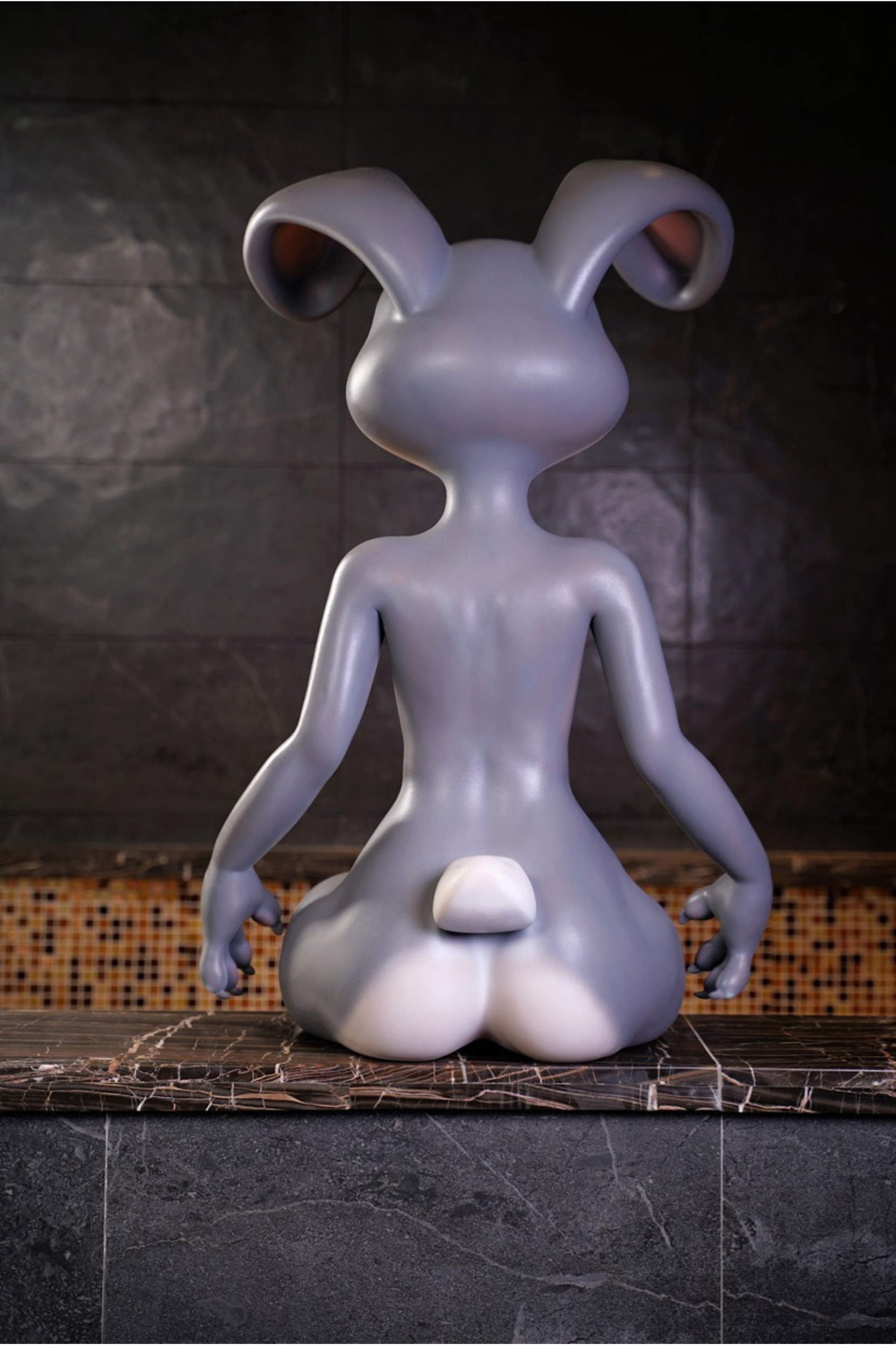 Judy Hops 168CM A Cup Rabbit Silicone Doll Real