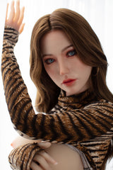 Yannova sex doll Stunning 160CM/5ft3 Brunette Beauty 💖Silicone head