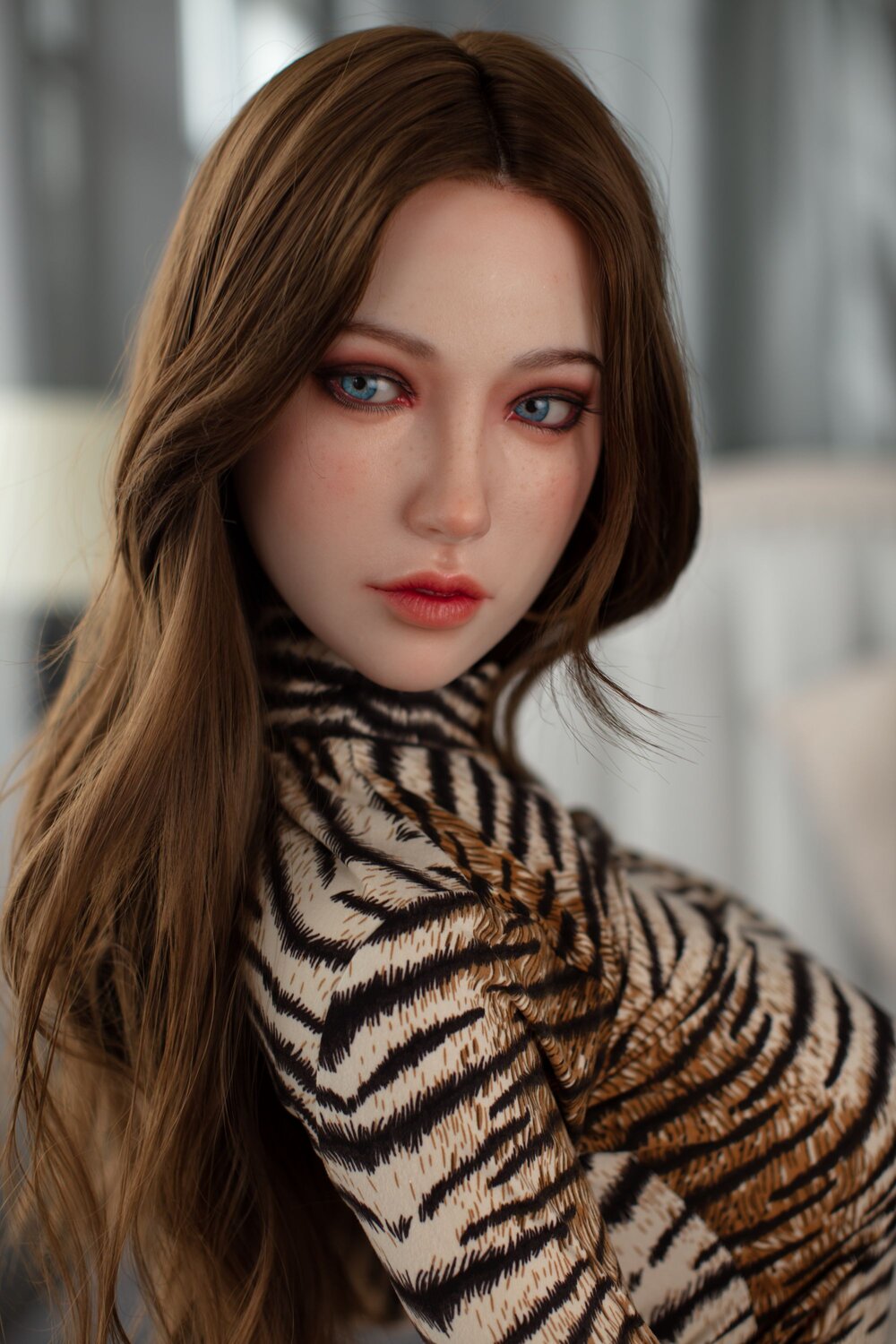 Yannova sex doll Stunning 160CM/5ft3 Brunette Beauty 💖Silicone head