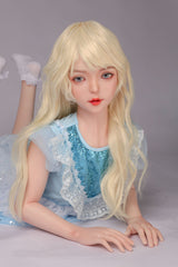 Alice in Wonderland sex doll 130CM(3ft2) Flat Chest Silicone Head A Mini Fantasy Come to Life 🌟