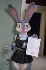 Judy Hops 168CM A Cup Rabbit Silicone Doll Real