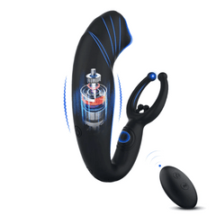 Remote Control Prostate Massager with Ball Loop – Anal Vibrator & Vibrating Cock Ring