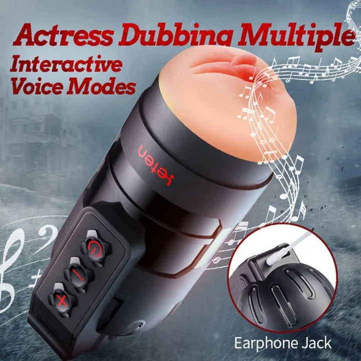 Tristan – Strong Sucking Durable APP Remote Control 2 in 1 Pussy Pockets 10 Vibration Male Masturbation Cup