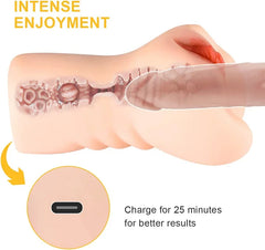 Evelyn – 3D Realistic Textured Pocket Pussy Portable Man Masturbation Stroker Tight Anus Sex Stroker