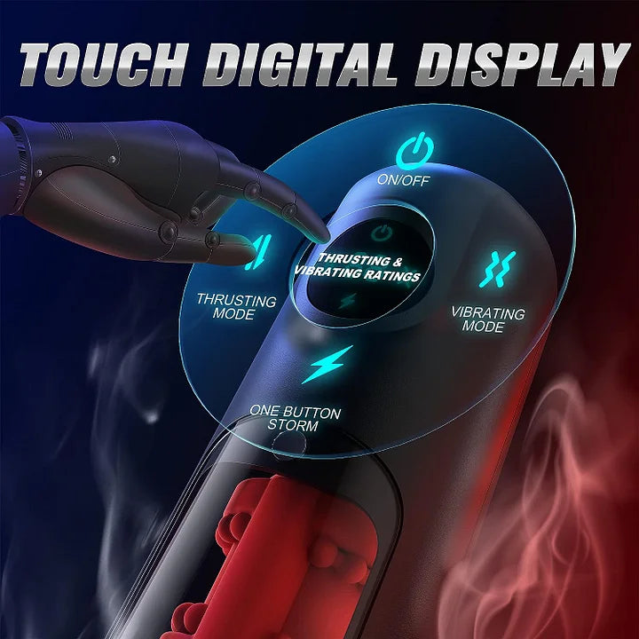 Griffin – Advanced Male Masturbator with LCD and 8 Unique Vibration & Thrust Modes