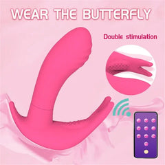 Wearing Butterfly App Remote Control Women Sex Products