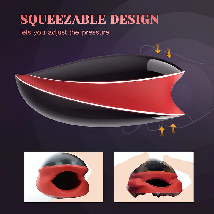 Celebrity – 2 In 1 Strong Shock Male Masturbator Penis Trainer