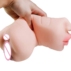 Olivia Triple Entry Masturbator – Mouth Vagina Anus in One Toy