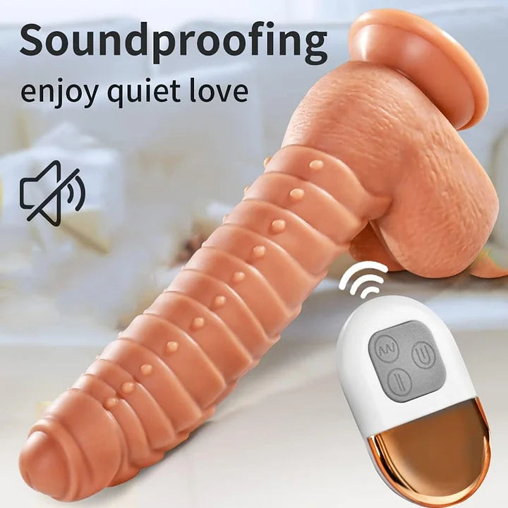 Max – Remote Control 5 Vibrating & 3 Thrusting Heating Dildo Sex Toys for Women