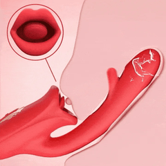 Vanessa – Rose Erotica Tapping & Slapping Mouth Biting Vibrators with G Spot Stimulator