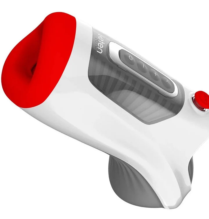 Quake – 7 Vibration 3 Vacuum Sucking Heating Deep Throat Control Air Blow Oral Masturbator