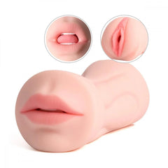 Ava – Realistic Mouth Clitoris Masturbation 2-in-1 Pocket Pussy 8.2inch