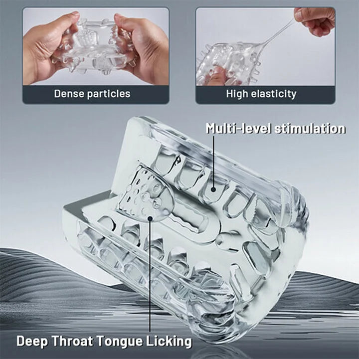 Hulk – 4-in-1 Male Masturbator: 7 Modes of Sucking, Vibrating, Thrusting & Rotating with LCD Display – Ultimate Oral Sex Simulator