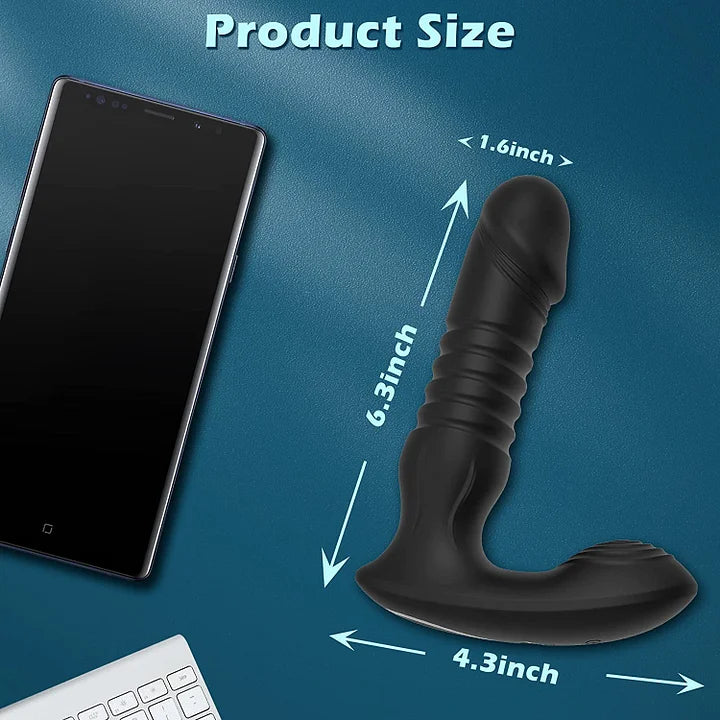 Patrick – App & Remote Control 7 Thrusting & Vibrating Modes Adjustable Male Anal Sex Toys Prostate Massager & Anal Plug Prostate Stimulator Toys