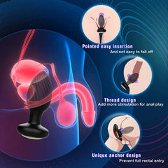 Remote Control 9 Rotation and Twisting Modes Prostate Massager
