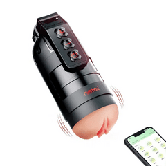 Tristan – Strong Sucking Durable APP Remote Control 2 in 1 Pussy Pockets 10 Vibration Male Masturbation Cup