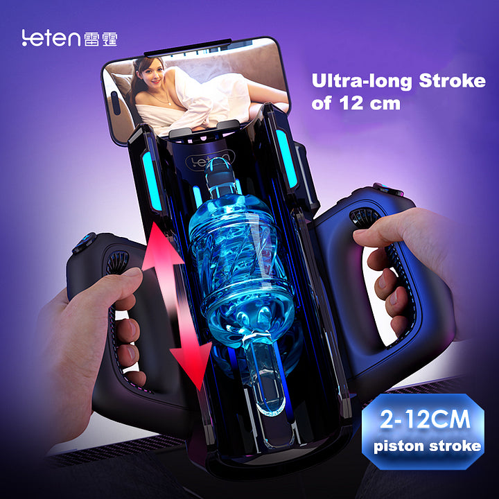 Henry – Rocket Launcher With Handphone Holder Masturbator Male Masturbation Machine & Male Stroker