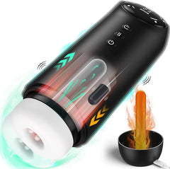 Rad – 4 Stroking & Sucking 10 Vibration Thrusting Auto Heating Male Masturbator