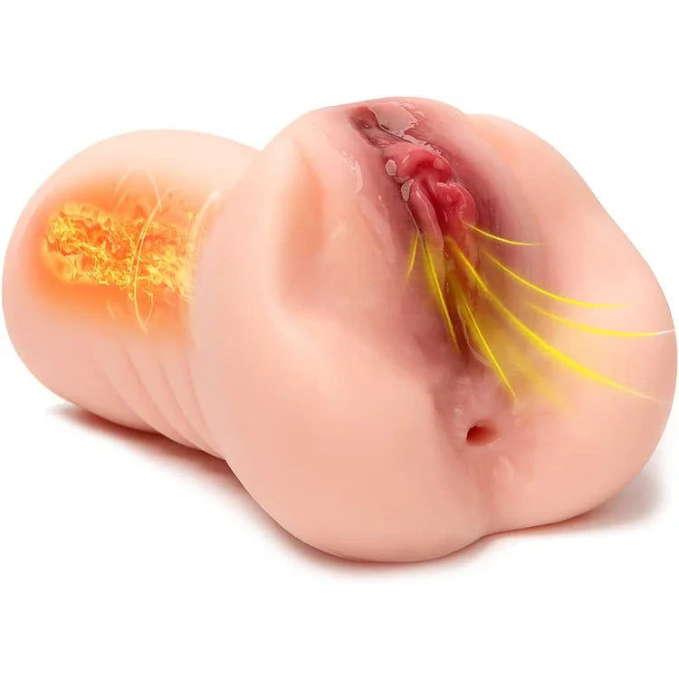 Evelyn – 3D Realistic Textured Pocket Pussy Portable Man Masturbation Stroker Tight Anus Sex Stroker