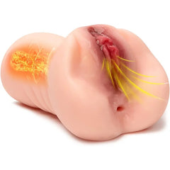 Evelyn – 3D Realistic Textured Pocket Pussy Portable Man Masturbation Stroker Tight Anus Sex Stroker