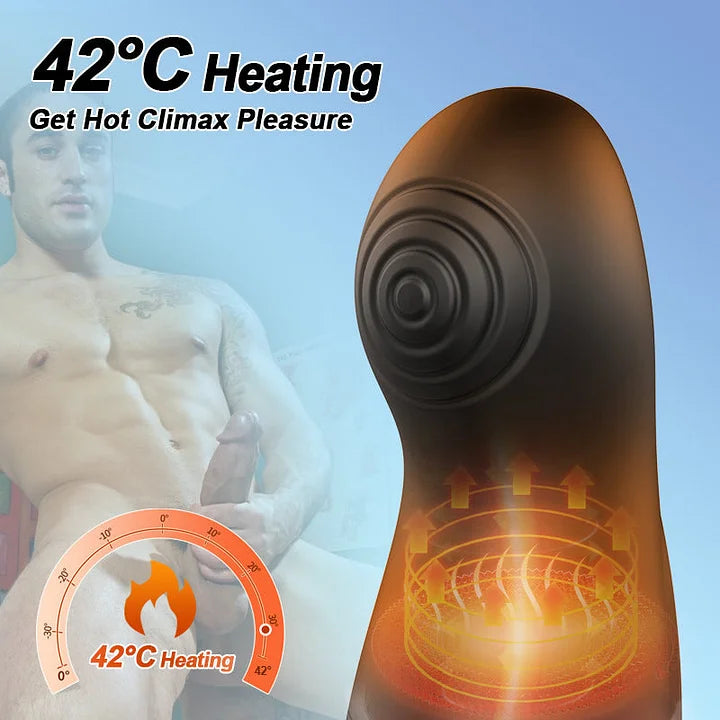 10 Vibrating Heating Ergonomic Prostate Massager