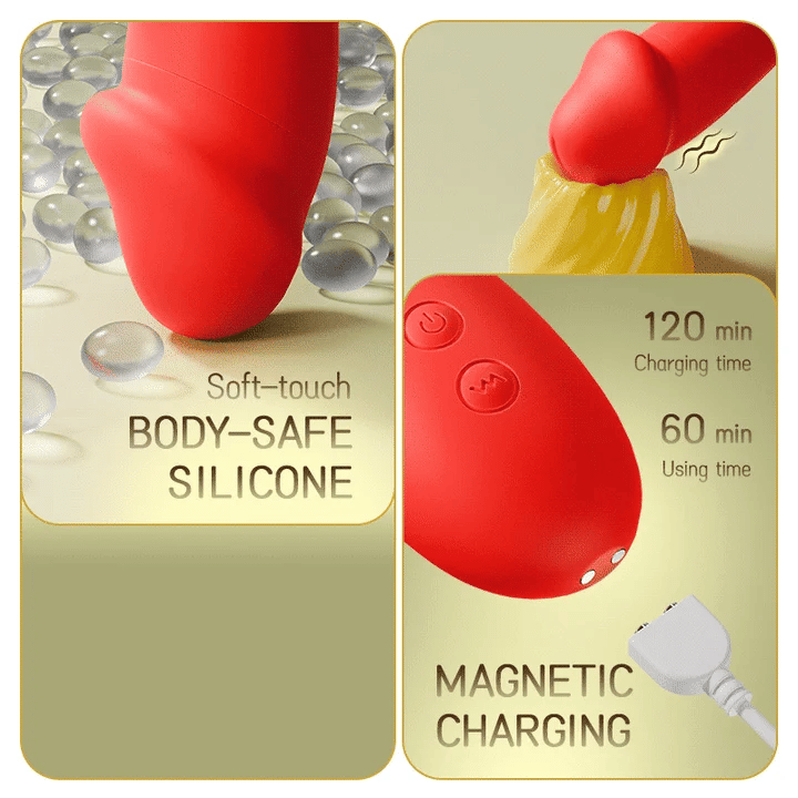 Upgraged Daphne – The O-Maker Vibrator With Flapping Vibration & Clitoral Tapping