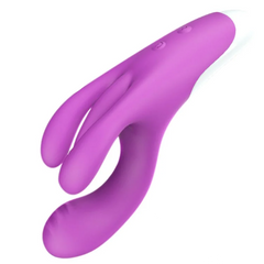 Victoria – 3 Motors 10 Vibration G-spot Clitoral Labia Stimulator Rabbit Vibrator