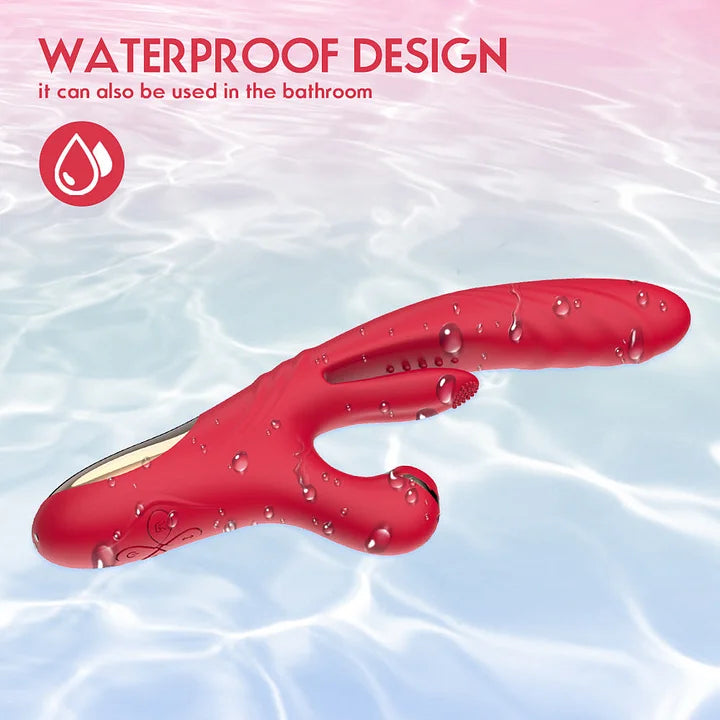 Evadne – 3-in 1 Thrusting & Suction Tongue Vibrator for Clit & G-spot