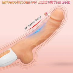 Ortiz – 10 Vibrating & Thrusting Remote Control Realistic Dildo Sex Machine