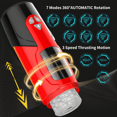 Hurricane – 7 Thrusting & Rotating Modes Automatic Electric Pocket Pussy Masturbation Cup