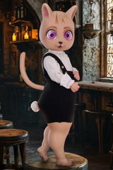 Bearrie 90CM A Cup Silicone Doll Real