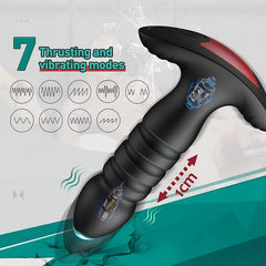 Kevin – App Control 7 Thrusting & Vibrating Modes Anal Plug Vibrator