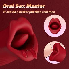 Grace – Thrusting & Vibrating Bullet Stimulator and Mouth Biting Vibrator