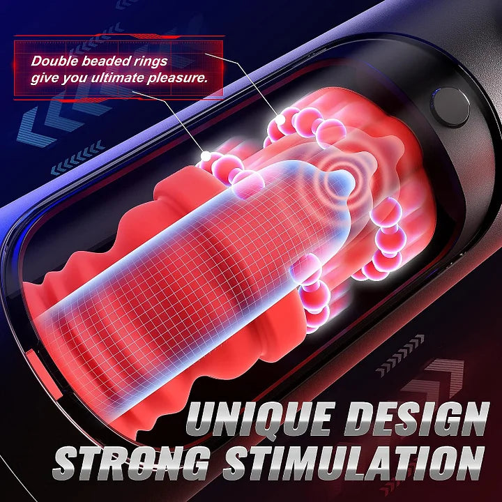 Griffin – Advanced Male Masturbator with LCD and 8 Unique Vibration & Thrust Modes
