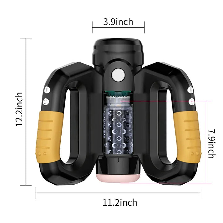 Gabriel – Next-Gen Telescopic Rotating Masturbator Equipped with Phone Mount
