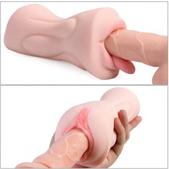 Ava – Realistic Mouth Clitoris Masturbation 2-in-1 Pocket Pussy 8.2inch
